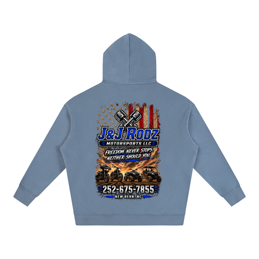Patriotic - Oversize Fleeced Hoodie