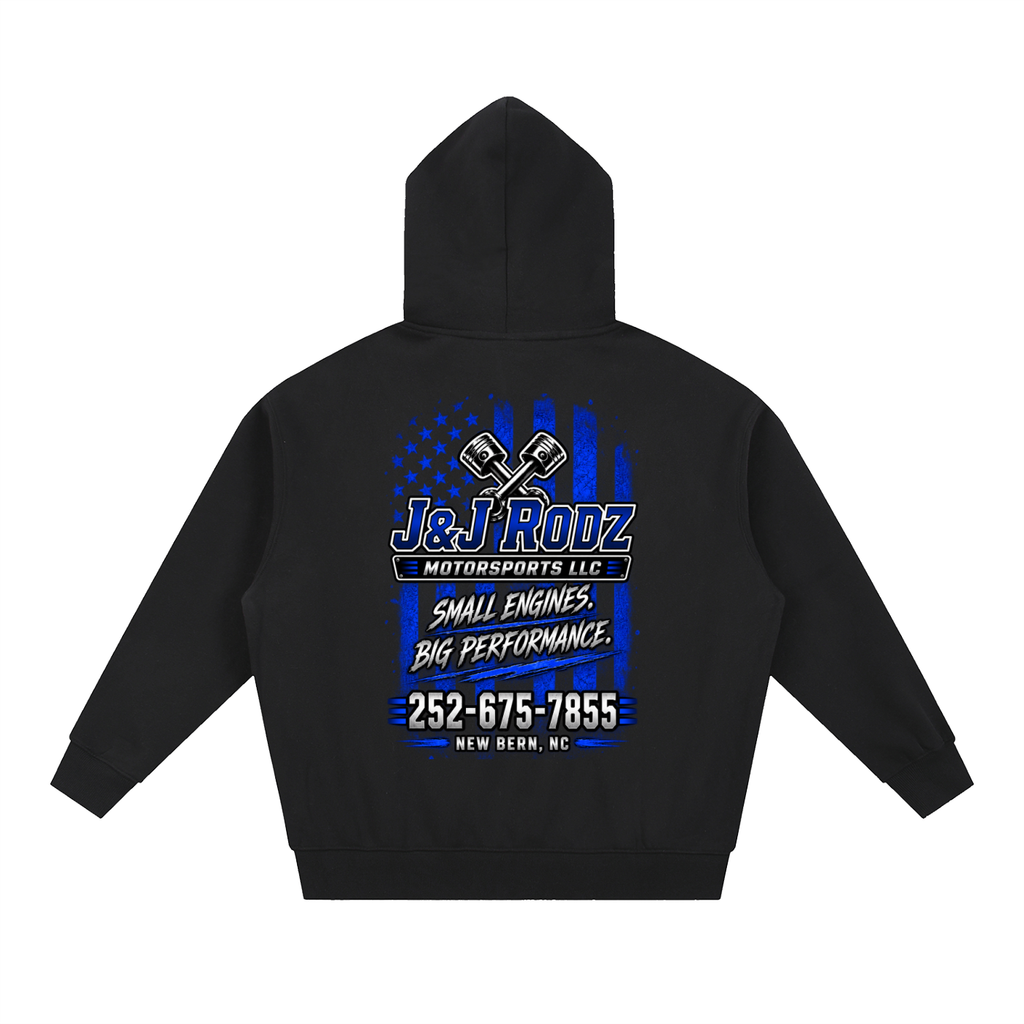 Signature - Zip-Up Oversized Fleece Hoodie