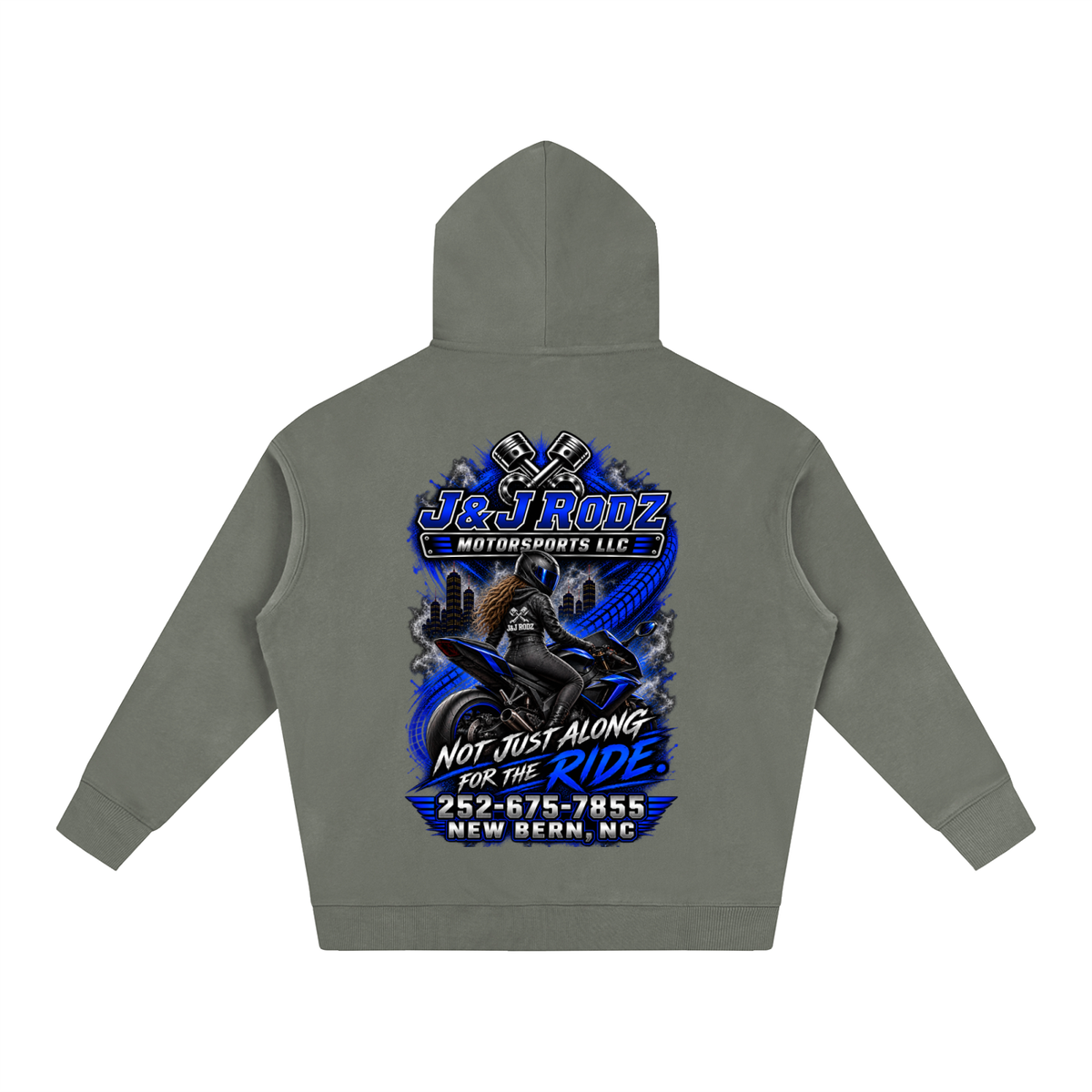Women's - Oversize Fleeced Hoodie