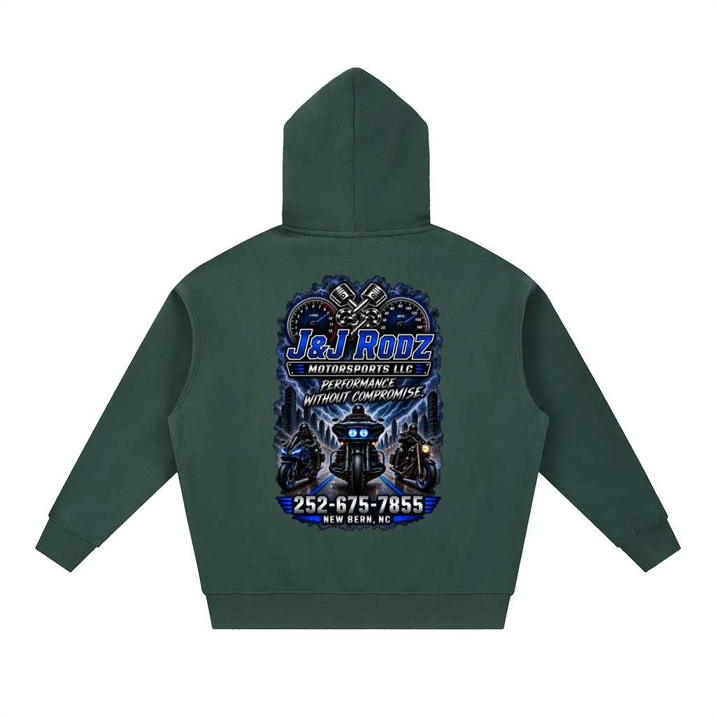 Street - Zip-Up Oversized Fleece Hoodie