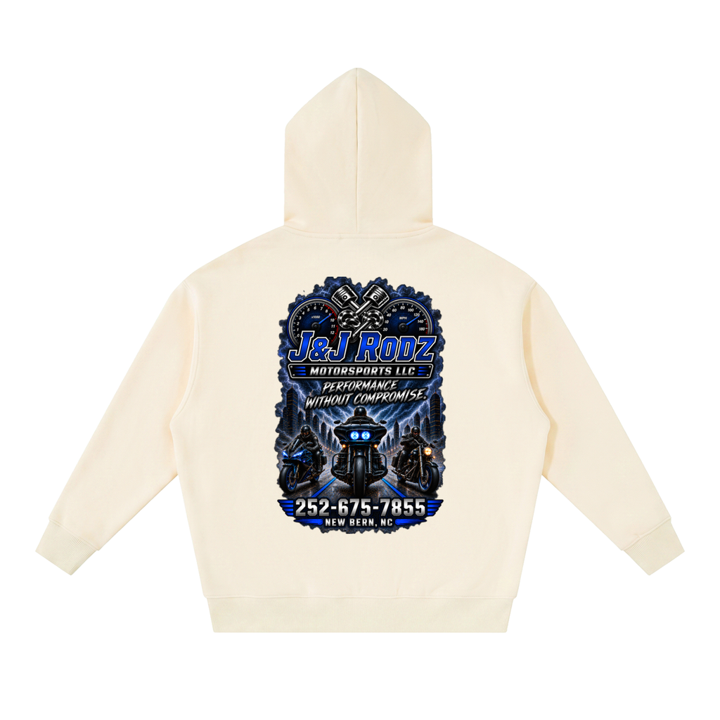 Street - Zip-Up Oversized Fleece Hoodie