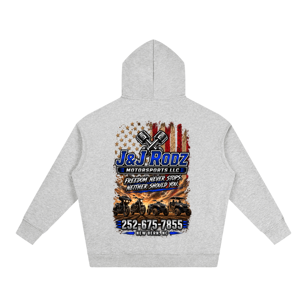 Patriotic - Oversize Fleeced Hoodie