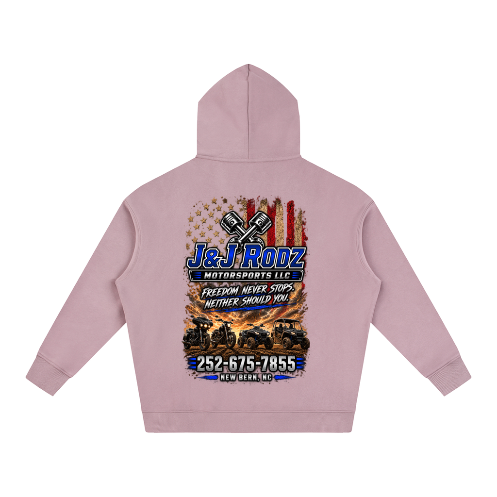 Patriotic - Oversize Fleeced Hoodie