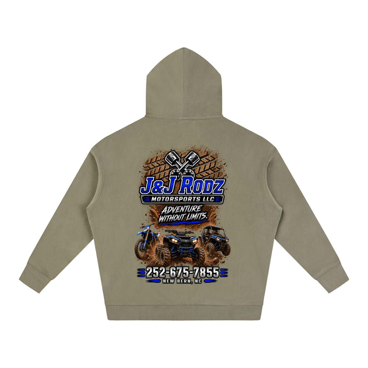 Off-Road - Oversize Fleeced Hoodie