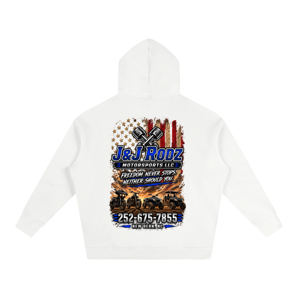 Patriotic - Oversize Fleeced Hoodie
