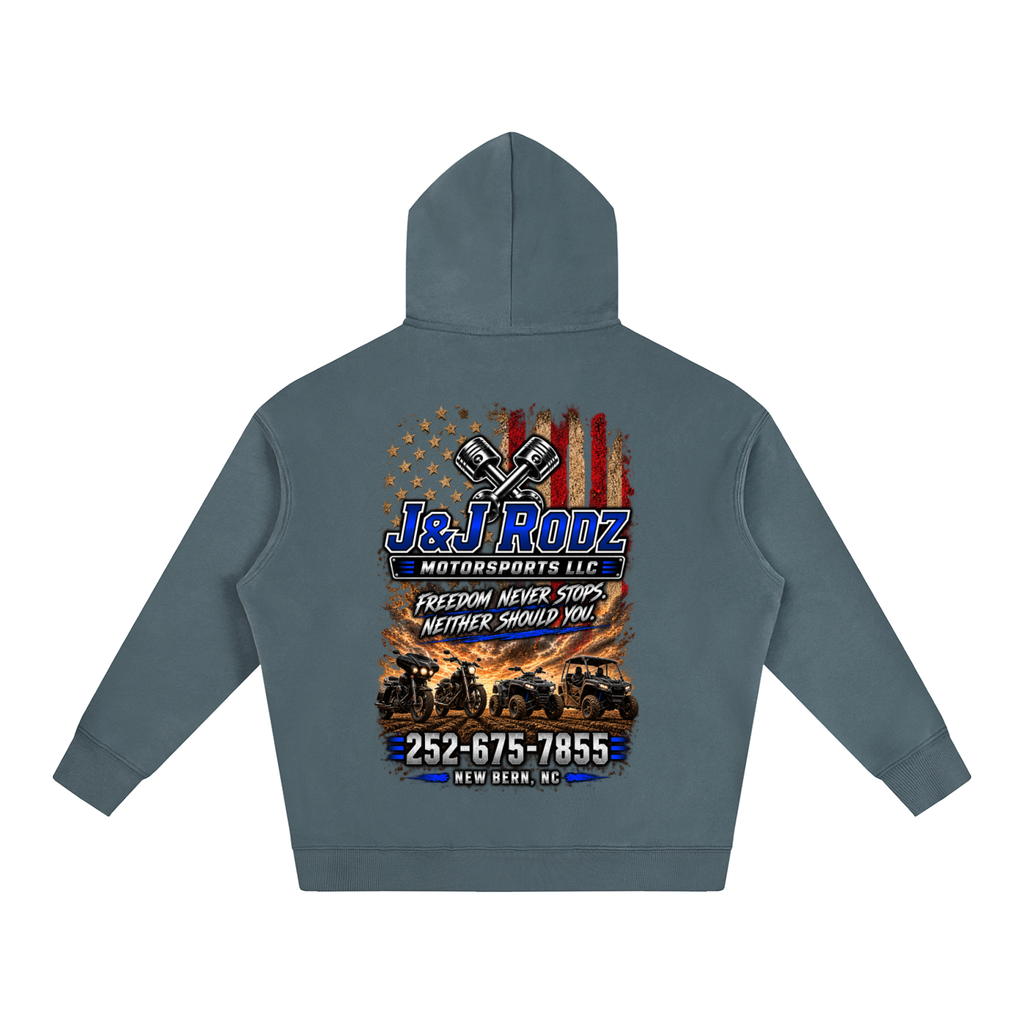 Patriotic - Oversize Fleeced Hoodie