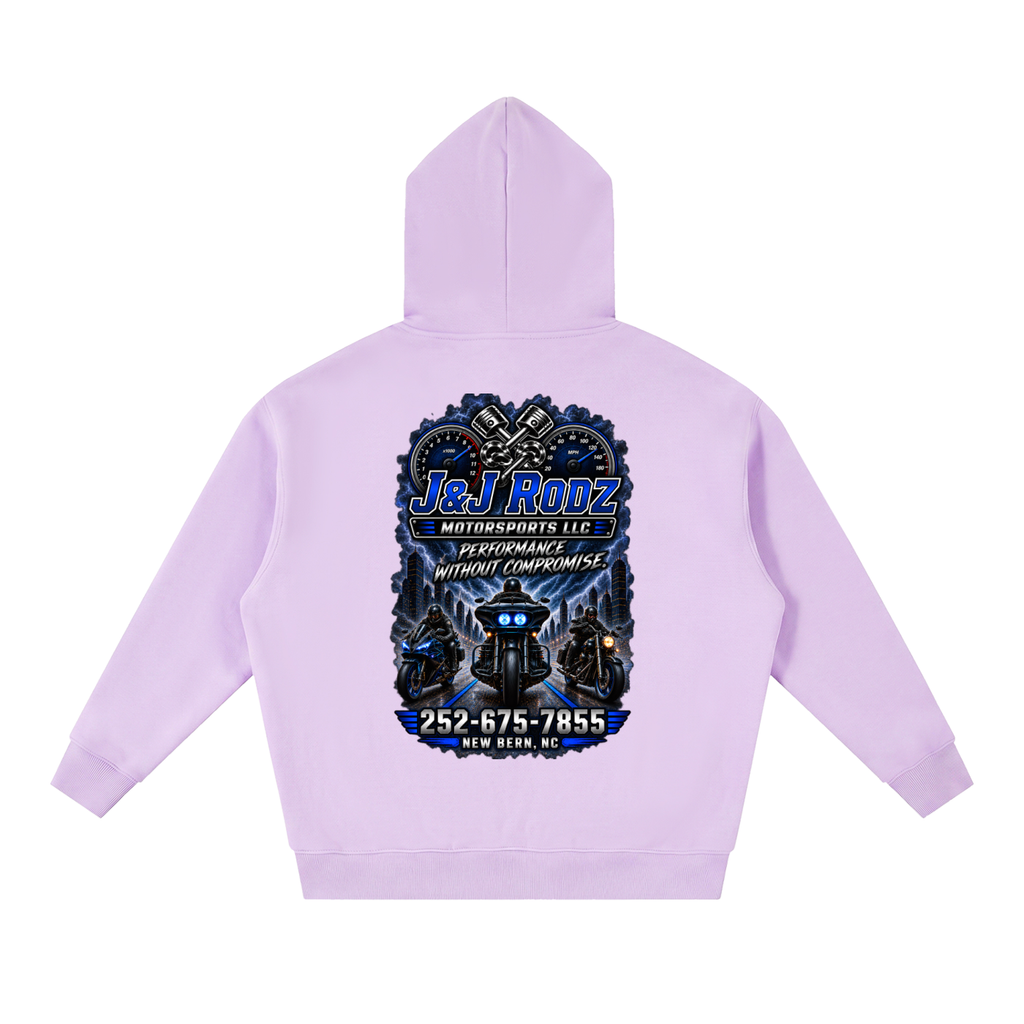 Street - Zip-Up Oversized Fleece Hoodie