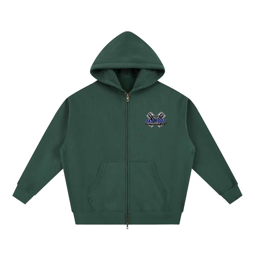 Signature - Zip-Up Oversized Fleece Hoodie