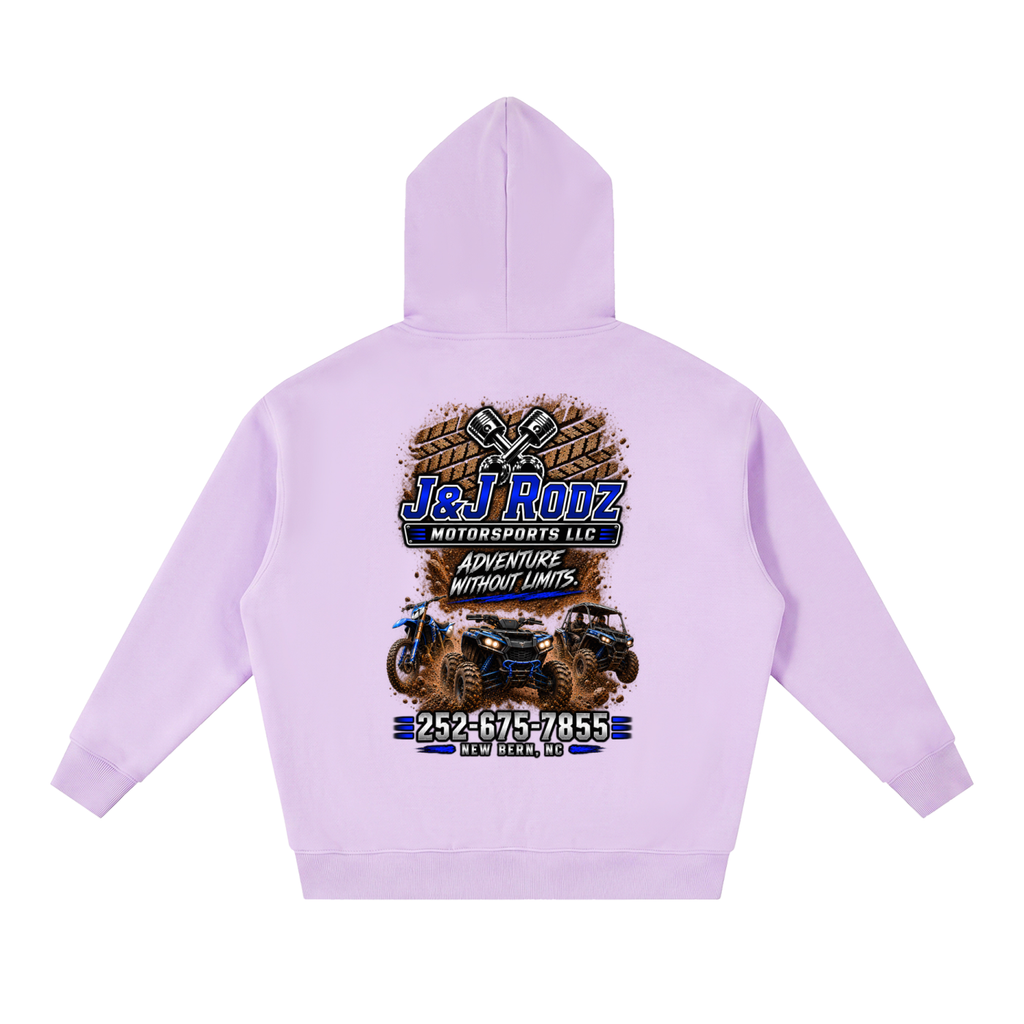 Off-Road - Zip-Up Oversized Fleece Hoodie