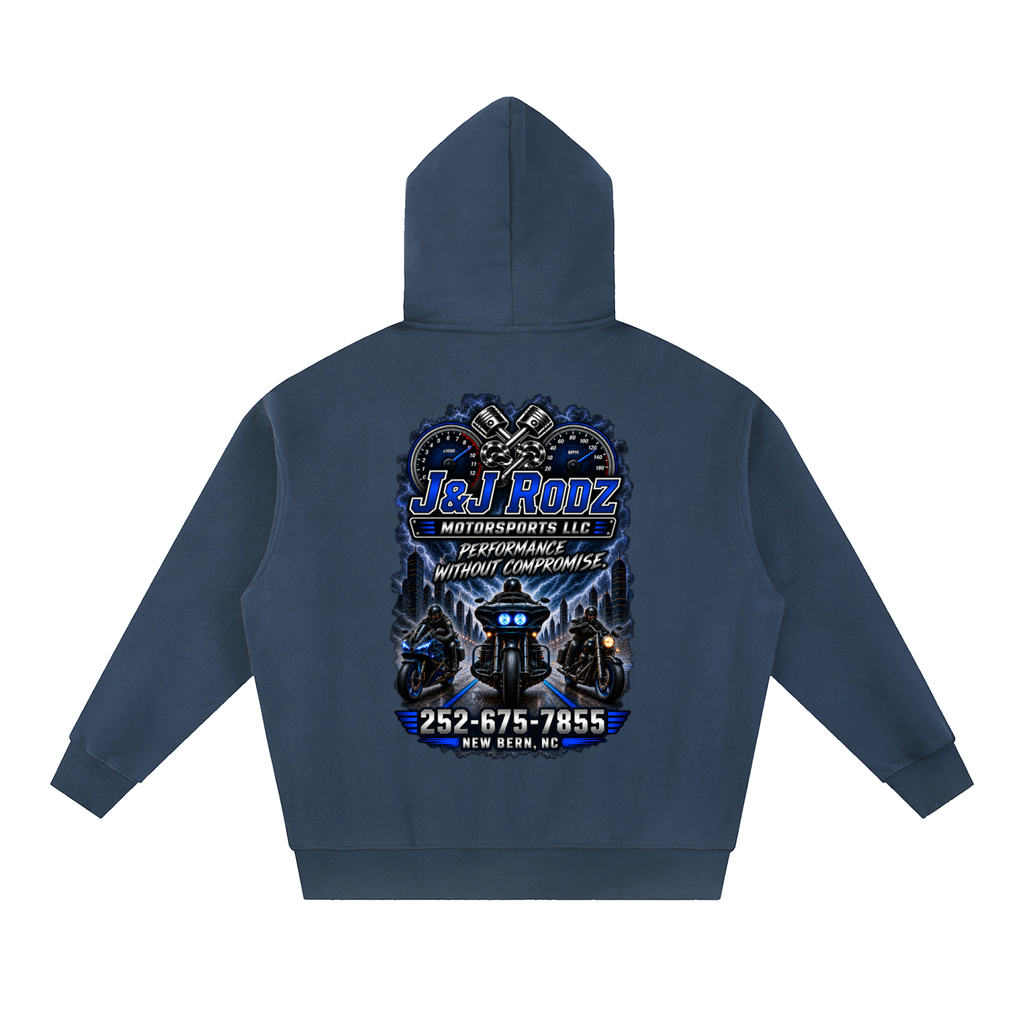 Street - Zip-Up Oversized Fleece Hoodie