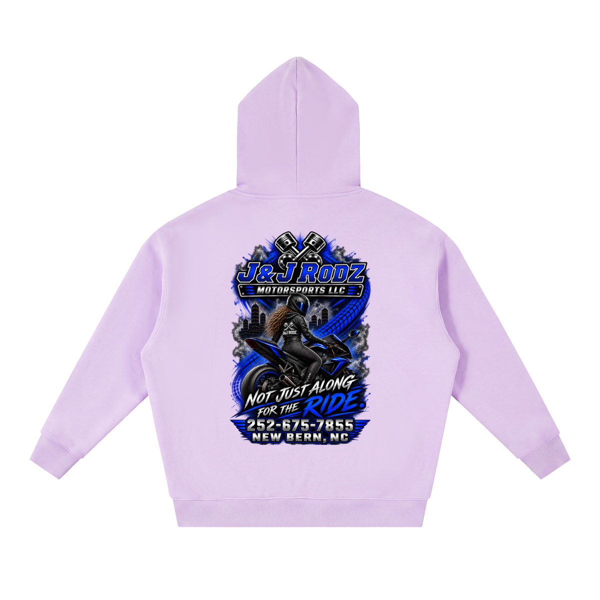Women's - Zip-Up Oversized Fleece Hoodie