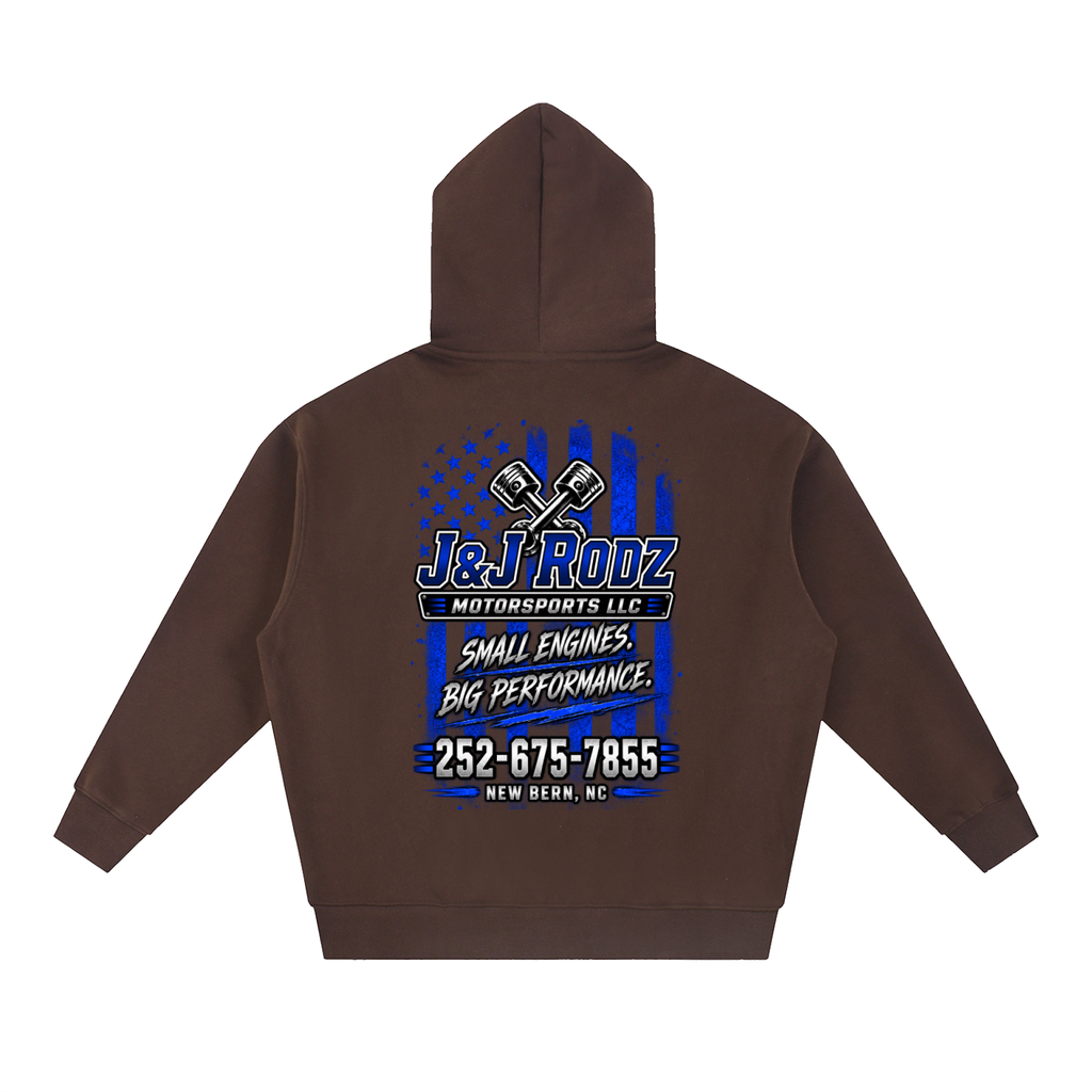 Signature - Zip-Up Oversized Fleece Hoodie