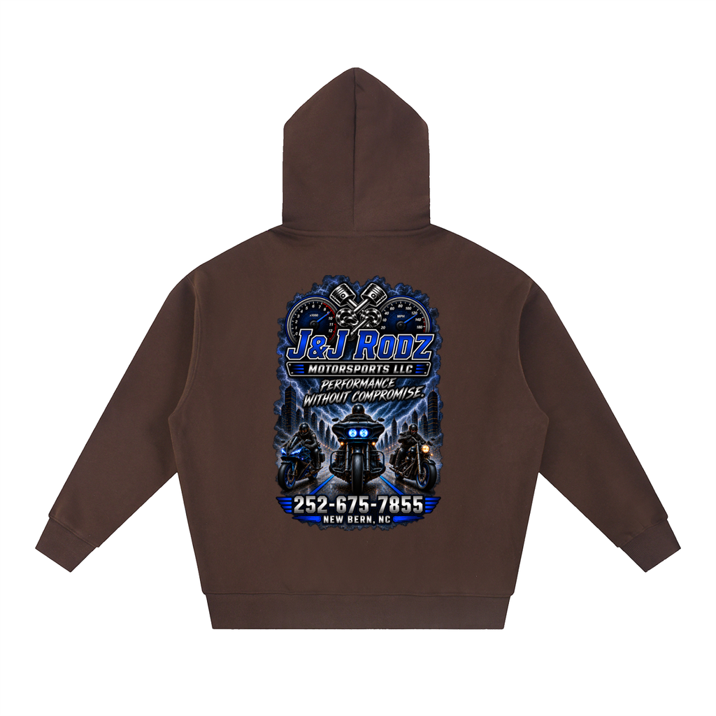 Street - Zip-Up Oversized Fleece Hoodie
