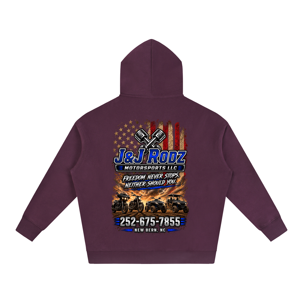 Patriotic - Oversize Fleeced Hoodie