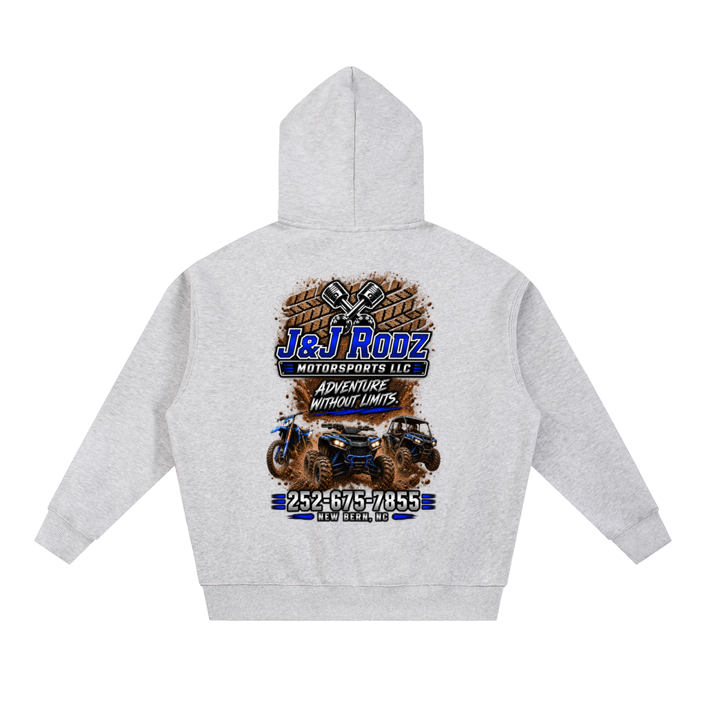 Off-Road - Zip-Up Oversized Fleece Hoodie