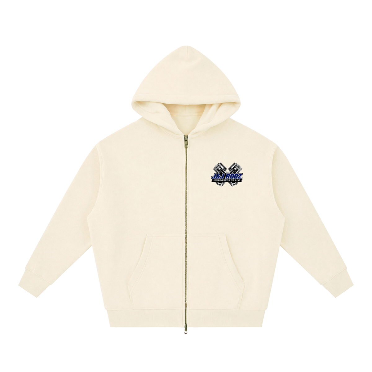 Street - Zip-Up Oversized Fleece Hoodie