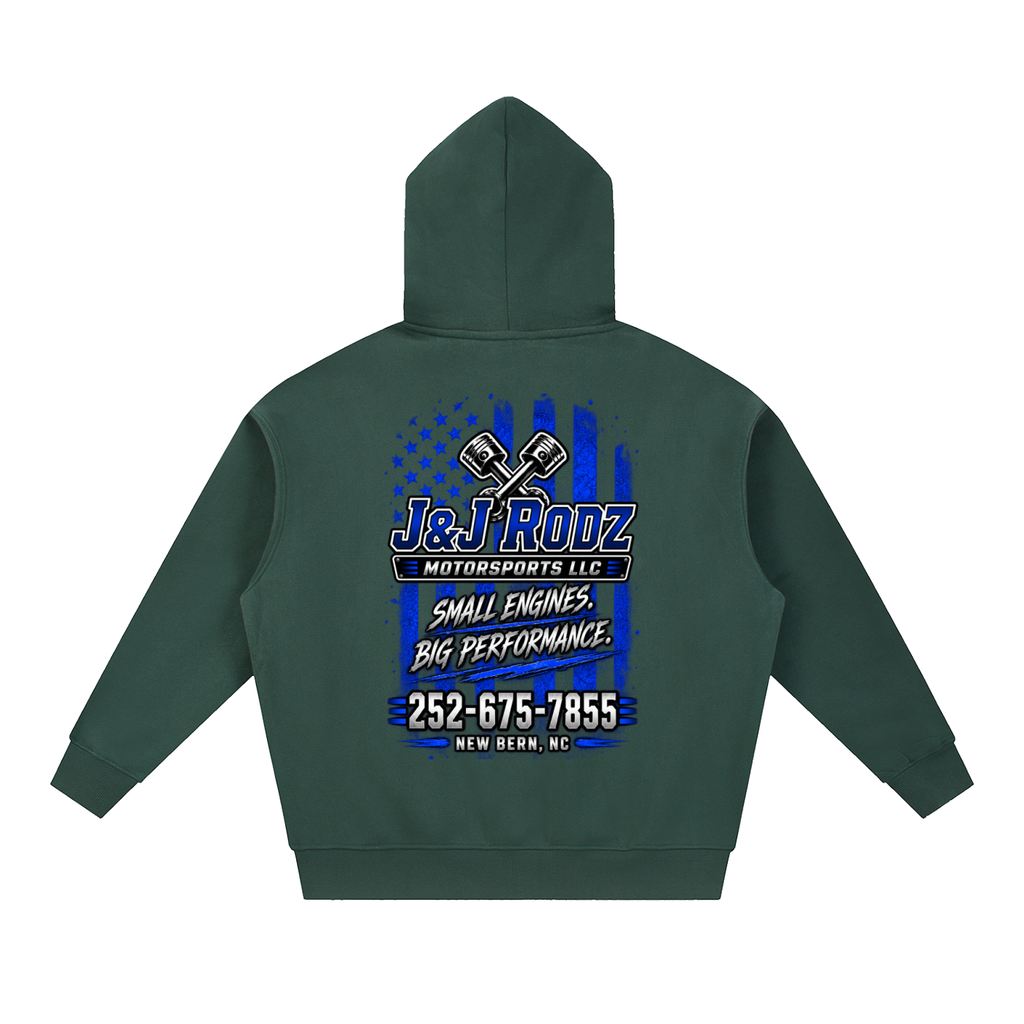 Signature - Zip-Up Oversized Fleece Hoodie