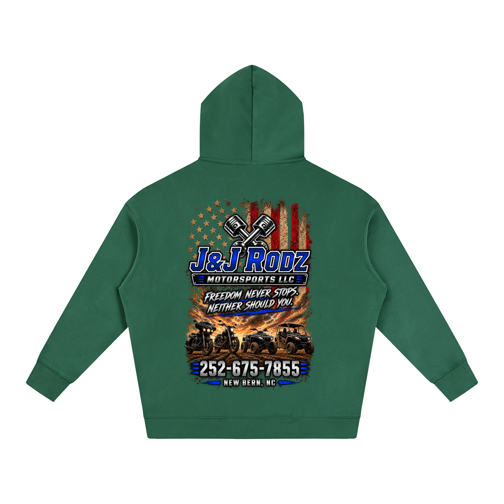 Patriotic - Oversize Fleeced Hoodie