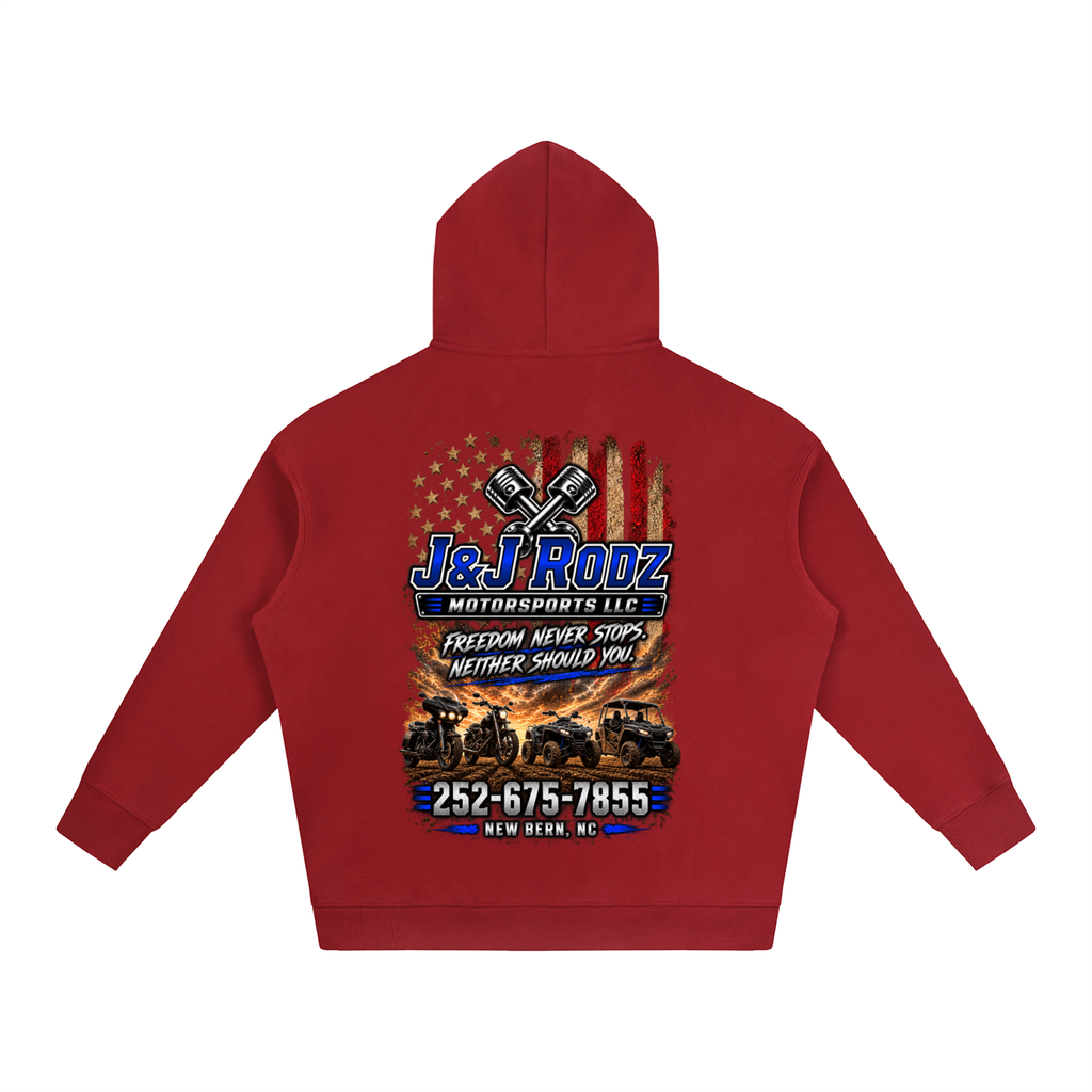 Patriotic - Oversize Fleeced Hoodie