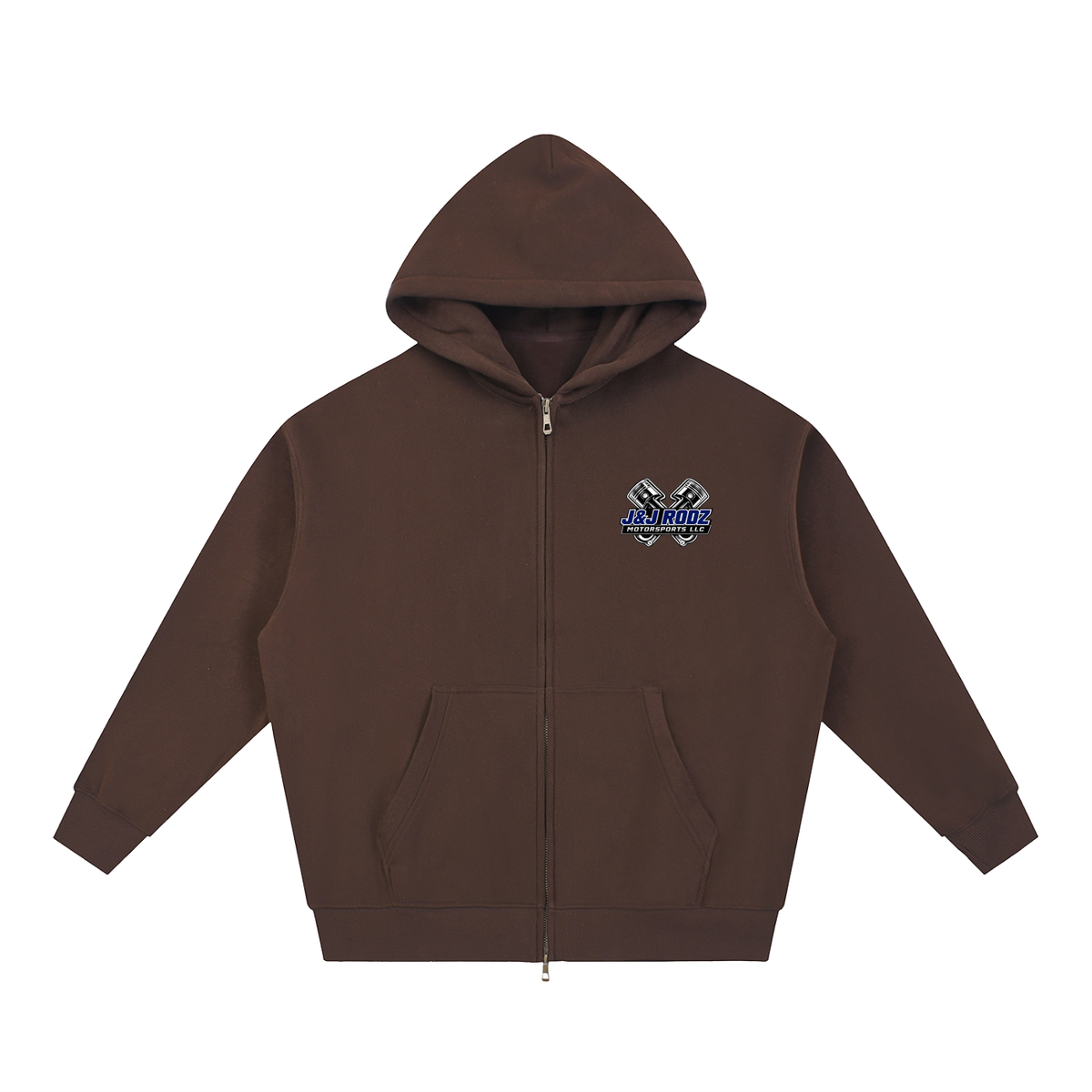 Patriotic - Zip-Up Oversized Fleece Hoodie
