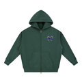 Patriotic - Zip-Up Oversized Fleece Hoodie