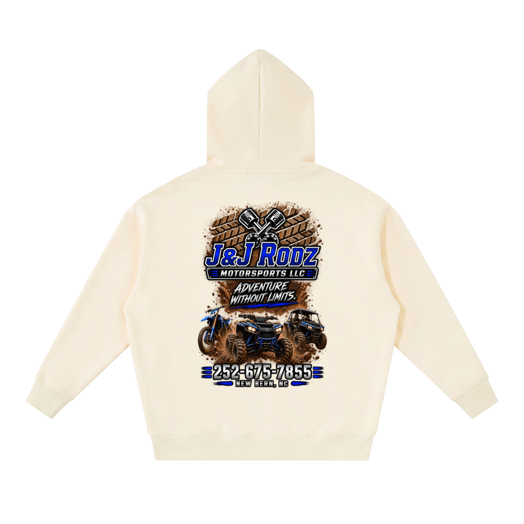 Off-Road - Zip-Up Oversized Fleece Hoodie