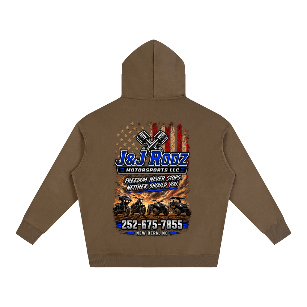 Patriotic - Oversize Fleeced Hoodie