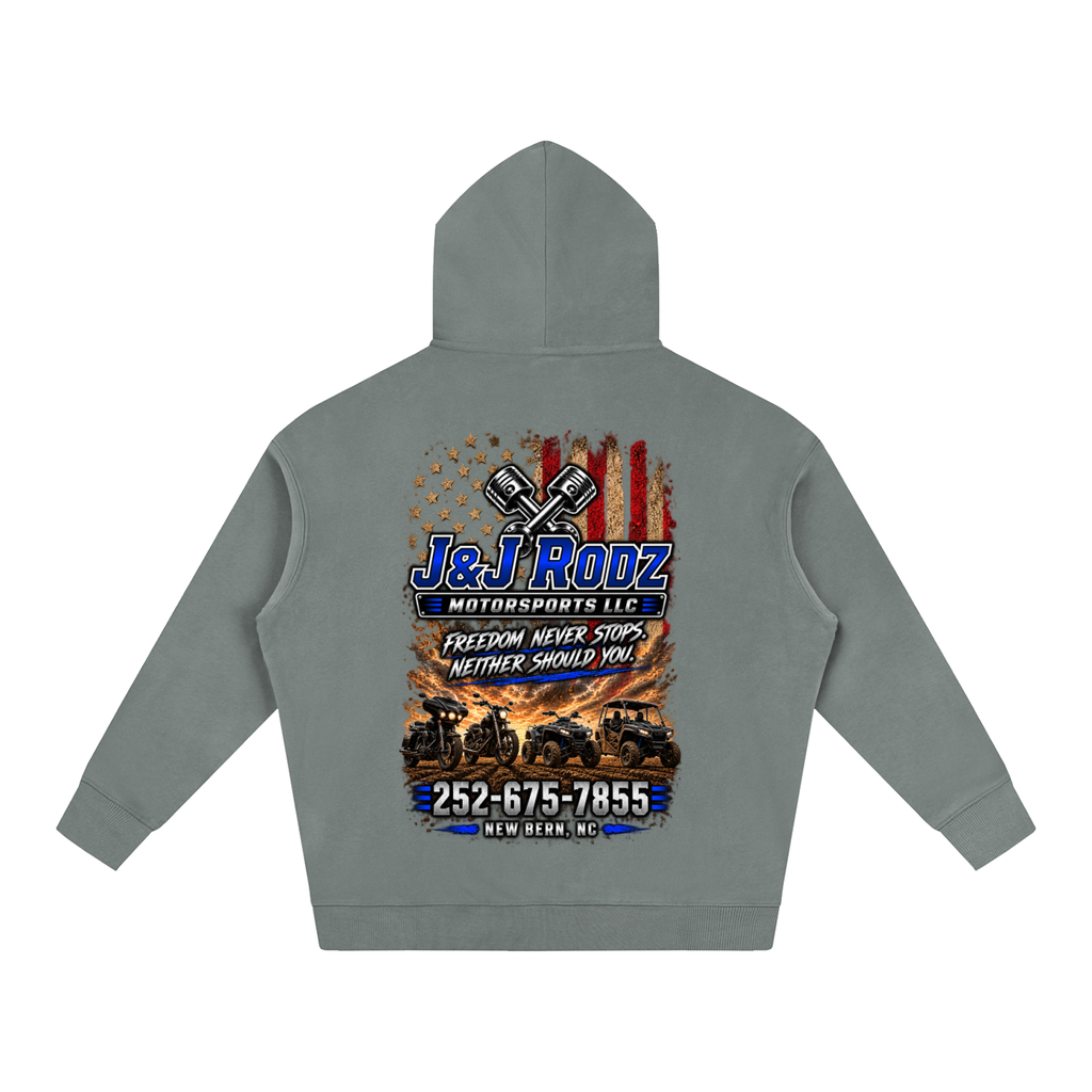 Patriotic - Oversize Fleeced Hoodie